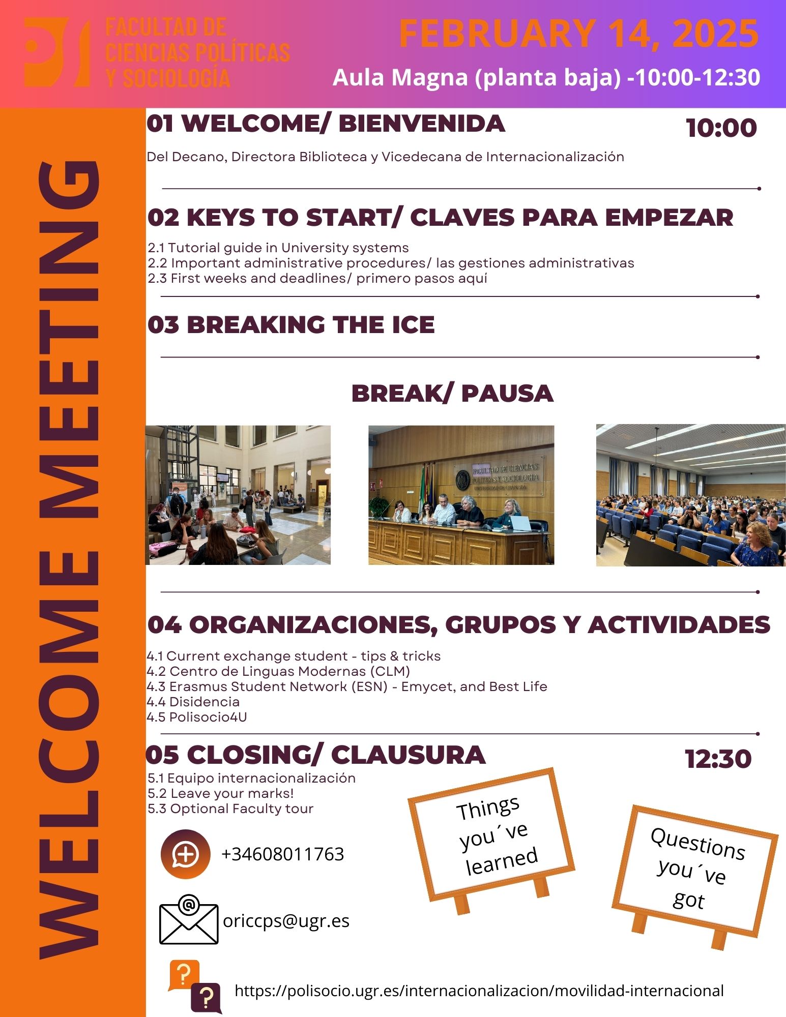Faculty Welcome Meeting ´25